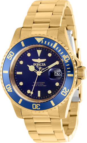 Invicta Men's 37159 Pro Diver Quartz 3 Hand Blue Dial Watch - 40mm