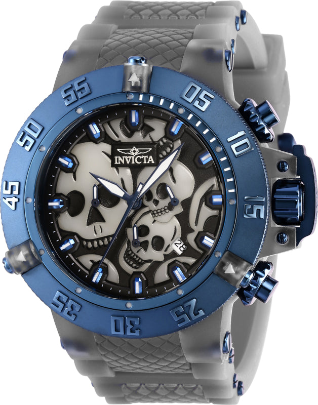 Invicta Men's 37329 Subaqua  Quartz Chronograph Black, Blue, White Dial Watch – Vach Cittoni men's fragrance, grooming, or leather accessory