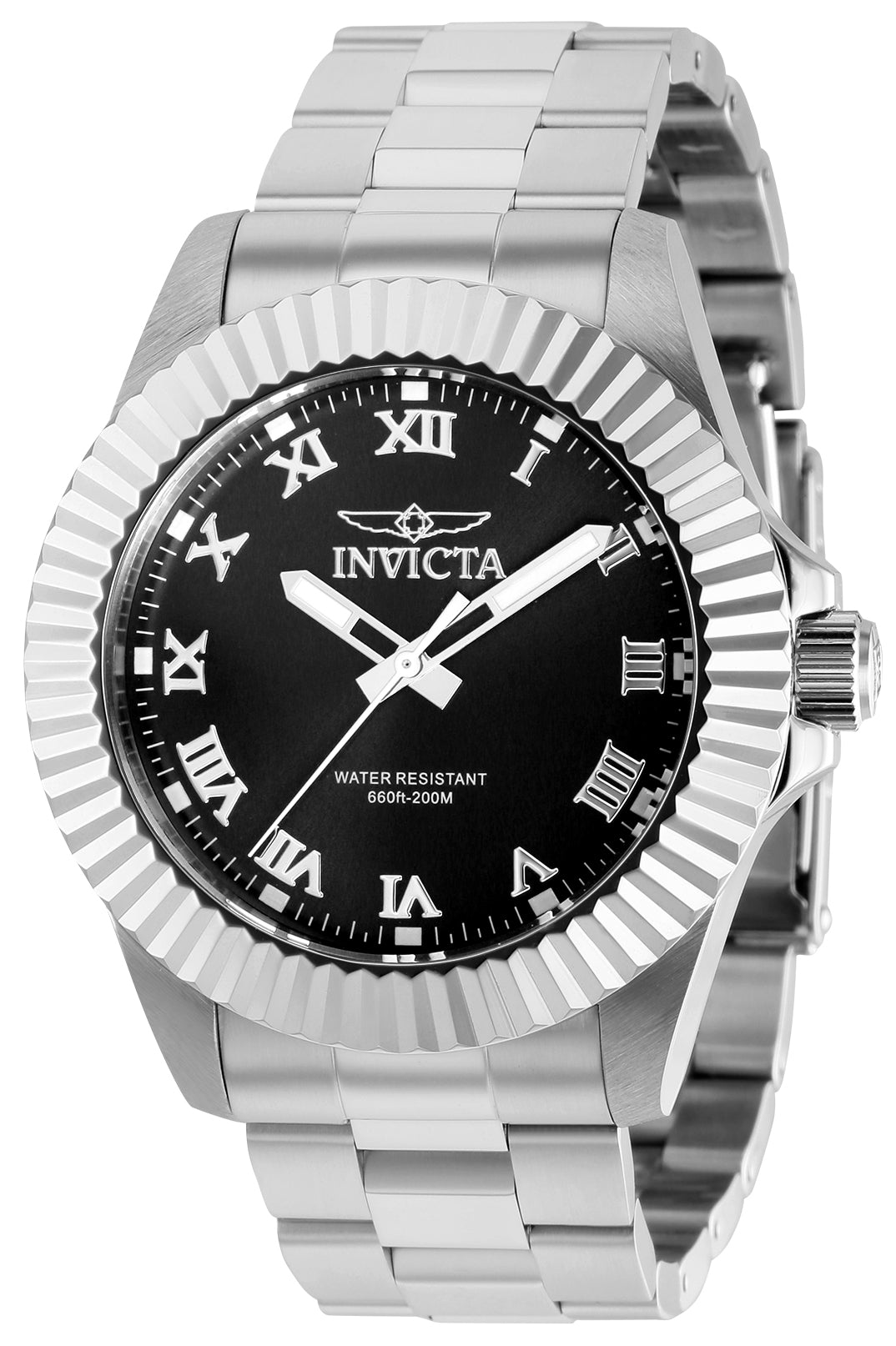 Invicta Men's 37404 Pro Diver Quartz 3 Hand Black Dial Watch - 44mm