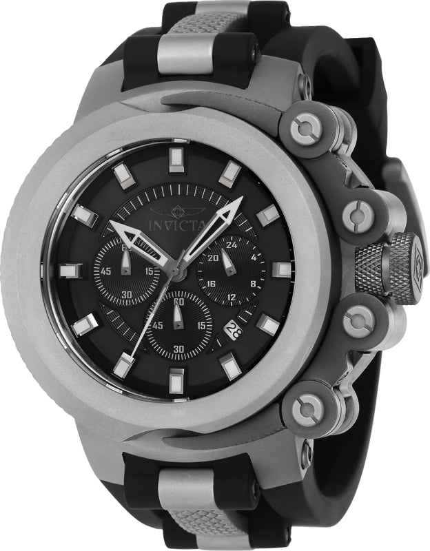 Invicta Men's 38339 Coalition Forces Quartz Chronograph Black Dial Watch - 55mm