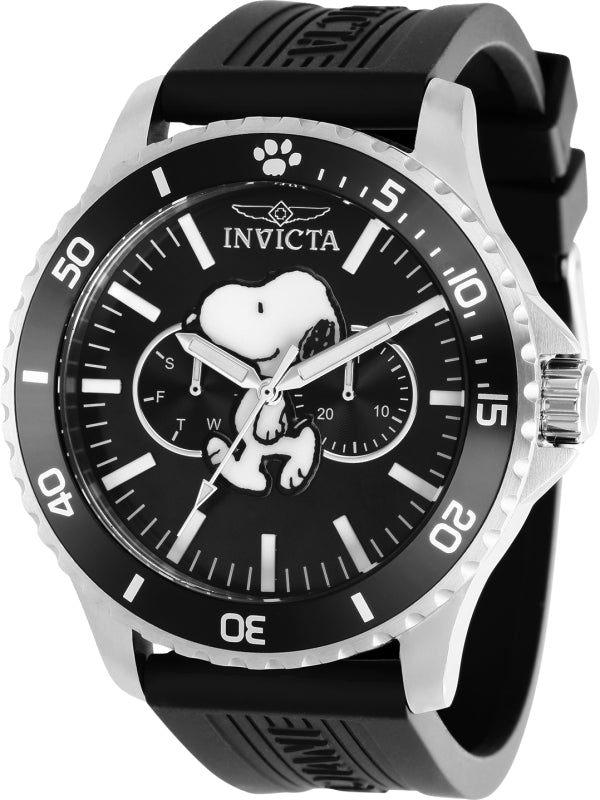 Invicta Men's 38644 Character  Quartz Multifunction Black, White Dial Watch - 48mm