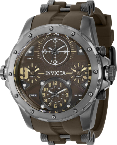 Invicta Men's 39357 Coalition Forces Quartz Chronograph Brown Dial Watch - 50mm