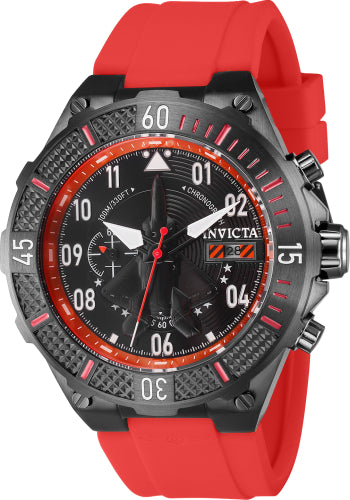 Invicta Men's 39897 Aviator Quartz Multifunction Black Dial Watch – Vach Cittoni men's fragrance, grooming, or leather accessory
