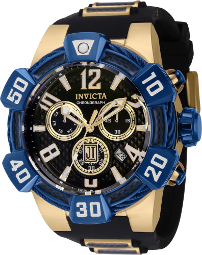 Invicta Men's 40444 Jason Taylor Quartz Chronograph Black Dial Watch - 52mm