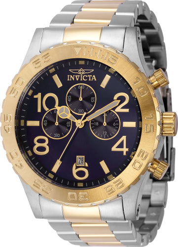 Invicta Men's 40603 Specialty Quartz Chronograph Blue Dial Watch - 50mm