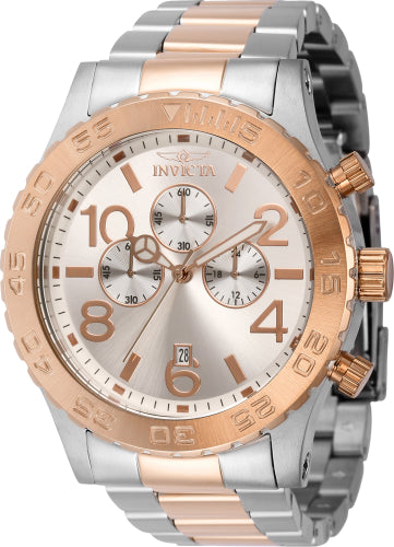 Invicta Men's 40604 Specialty Quartz Chronograph Silver Dial Watch - 50mm