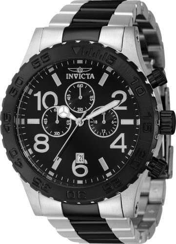 Invicta Men's 40606 Specialty Quartz Chronograph Black Dial Watch - 50mm