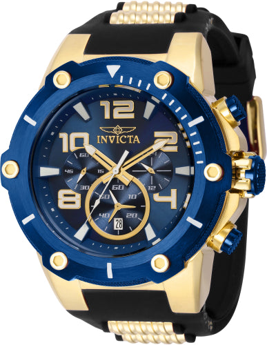 Invicta Men's 40892 Speedway Quartz Chronograph Blue Dial Watch - 50mm