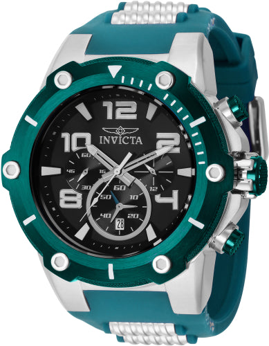 Invicta Men's 40897 Speedway Quartz Chronograph Black Dial Watch - 50mm