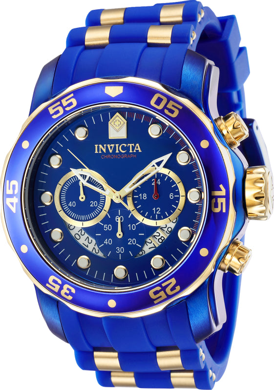 invicta Men's 40934 Pro Diver Quartz Chronograph Blue Dial Watch - 48mm