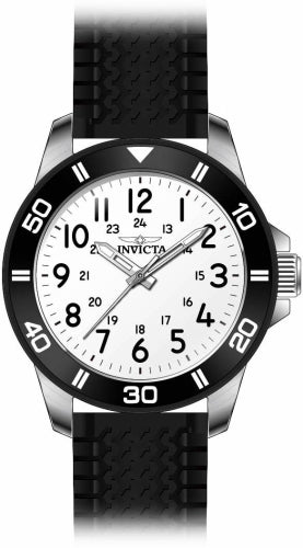 Invicta Men's 43629 Pro Diver Quartz 3 Hand White Dial Watch - 45mm