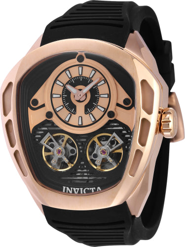 Invicta Men's 43863 Akula Automatic Multifunction Black, Rose Gold Dial Watch - 49mm