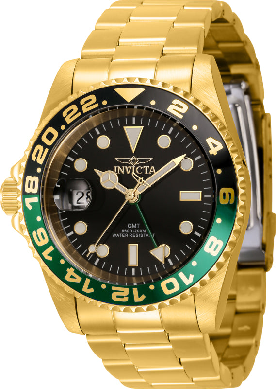 Invicta Men's 43965 Pro Diver Quartz 3 Hand Black Dial Watch - 42mm