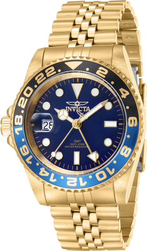 Invicta Men's 43972 Pro Diver Quartz 3 Hand Blue Dial Watch - 42mm