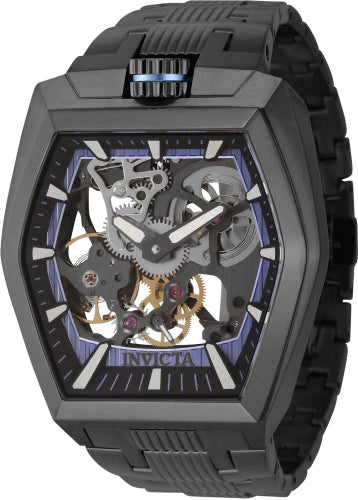 Invicta Men's 44015 Akula Mechanical 2 Hand Black, Metallic Blue Dial Watch – Vach Cittoni men's fragrance, grooming, or leather accessory