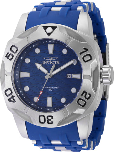 Invicta Men's 44115 Sea Spider Quartz 3 Hand Blue Dial Watch - 50mm