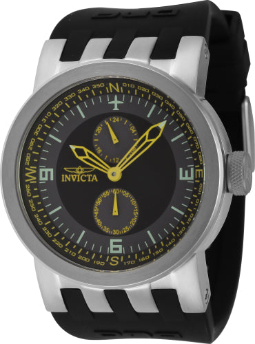 Invicta Men's 44225 DNA Quartz Multifunction Black, Grey Dial Watch - 46mm