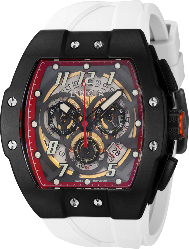 Invicta Men's 44416 JM Correa  Quartz Multifunction Red Dial Watch – Vach Cittoni men's fragrance, grooming, or leather accessory