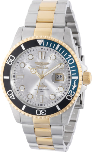 Invicta Men's 44709 Pro Diver Quartz 3 Hand Silver Dial Watch – Vach Cittoni men's fragrance, grooming, or leather accessory