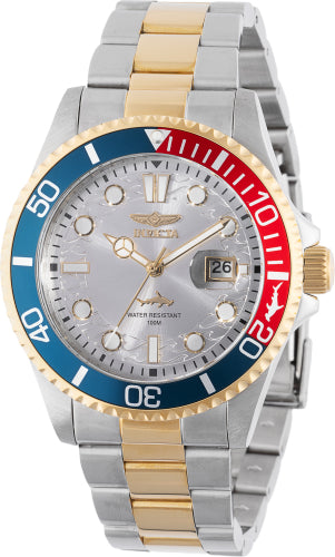 Invicta Men's 44710 Pro Diver Quartz 3 Hand Silver Dial Watch – Vach Cittoni men's fragrance, grooming, or leather accessory