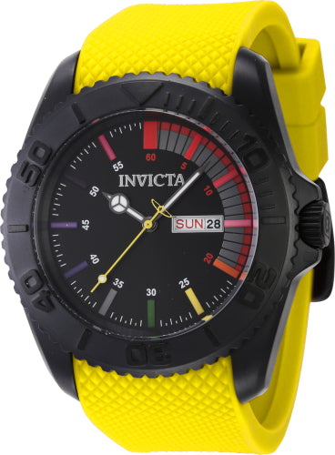 Invicta Men's 44733 Pro Diver Automatic 3 Hand Black Dial Watch - 44mm