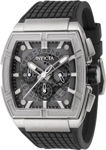 Invicta Men's 44883 S1 Rally Quartz Multifunction Black, Grey Dial Watch - 44mm