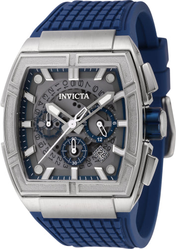 Invicta Men's 44884 S1 Rally Quartz Multifunction Dark Blue, Grey Dial Watch - 44mm