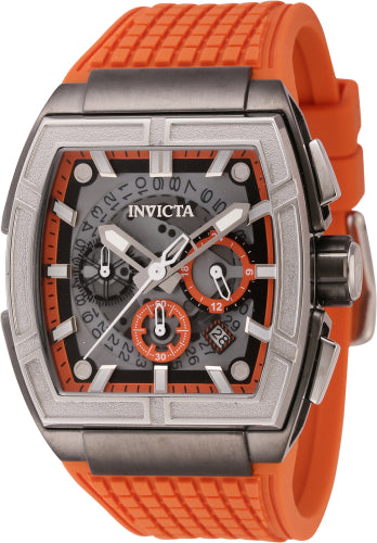 Invicta Men's 44889 S1 Rally Quartz Multifunction Orange, Black Dial Watch - 44mm