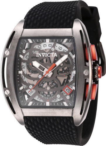 Invicta Men's 45183 S1 Rally  Quartz Multifunction Grey, Black Dial Watch - 44mm