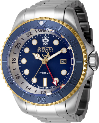 Invicta Men's 45474 Hydromax Quartz 3 Hand Blue Dial Watch - 52mm