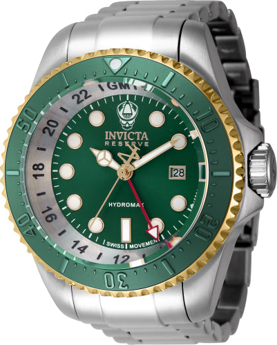 Invicta Men's 45475 Hydromax Quartz 3 Hand Green Dial Watch - 52mm