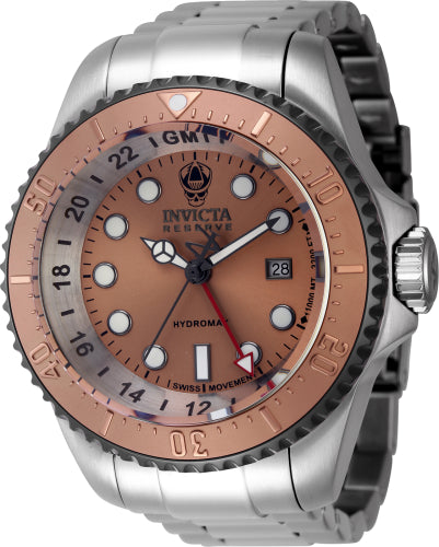 Invicta Men's 45477 Hydromax Quartz 3 Hand Brown Dial Watch - 52mm