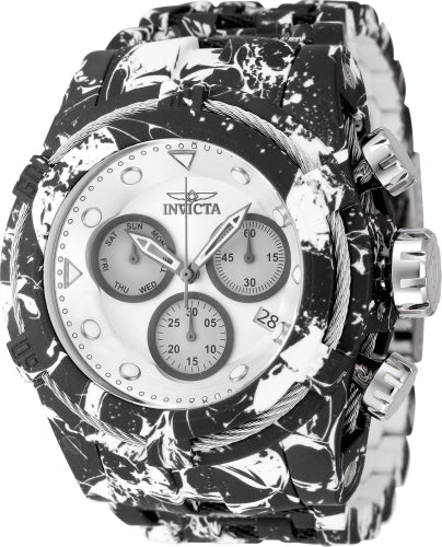 Invicta Men's 45489 Bolt  Quartz Chronograph Antique Silver, Grey, Black Dial Watch - 53mm