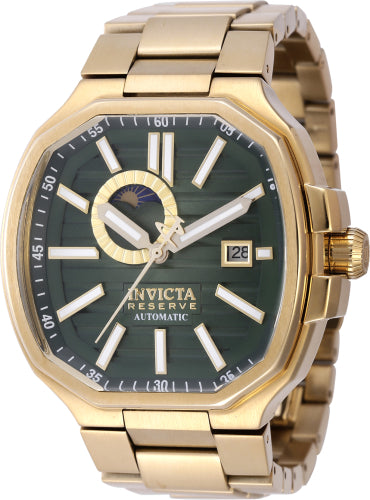 Invicta Men's 45576 Reserve Automatic Multifunction Green Dial Watch – Vach Cittoni men's fragrance, grooming, or leather accessory
