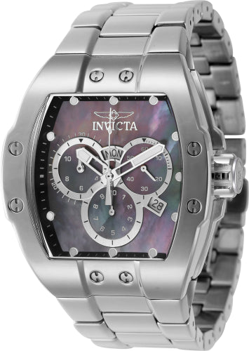 Invicta Men's 45701 S1 Rally Quartz Chronograph Black Dial Watch - 44mm