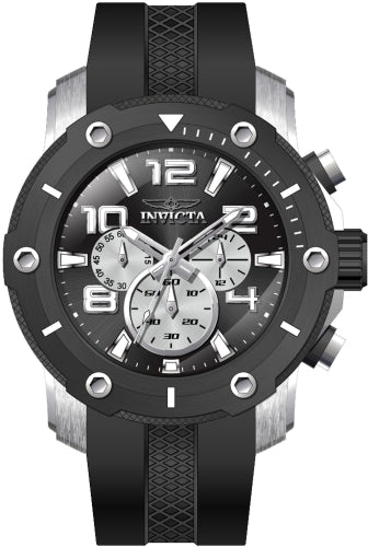 Invicta Men's 45739 Pro Diver Quartz Chronograph Black Dial Watch - 52mm