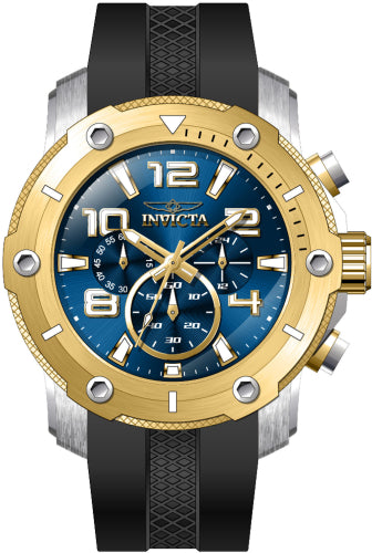 Invicta Men's 45740 Pro Diver Quartz Chronograph Blue Dial Watch - 52mm