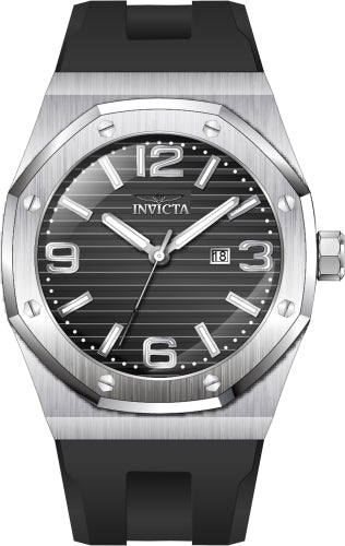 Invicta Men's 45772 Huracan Quartz 3 Hand Black Dial Watch – Vach Cittoni men's fragrance, grooming, or leather accessory