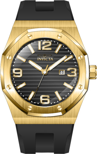 Invicta Men's 45776 Huracan Quartz 3 Hand Black Dial Watch – Vach Cittoni men's fragrance, grooming, or leather accessory