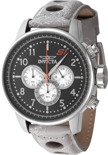 Invicta Men's 45910 S1 Rally Quartz Chronograph Black, Silver, Orange Dial Watch - 48mm