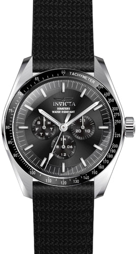 Invicta Men's 45970 Specialty Quartz Chronograph Black Dial Watch - 44mm