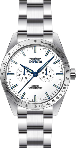 Invicta Men's 45975 Specialty Quartz Multifunction White Dial Watch - 44mm