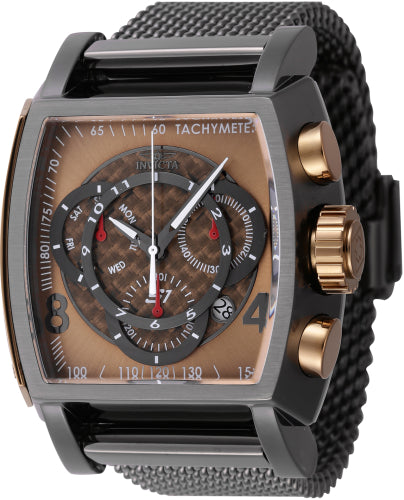 Invicta Men's 46016 S1 Rally Quartz Multifunction Gunmetal, Khaki Dial Watch - 48mm