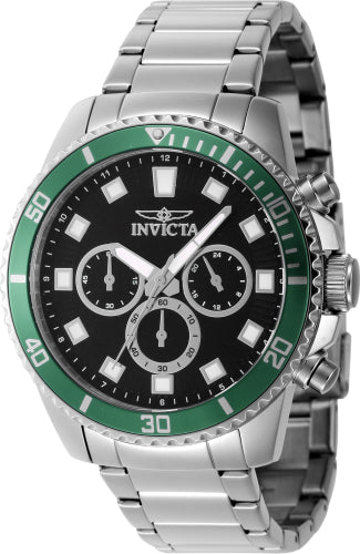 Invicta Men's 46051 Pro Diver Quartz Chronograph Black Dial Watch - 45mm