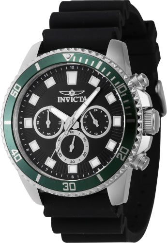 Invicta Men's 46086 Pro Diver Quartz Chronograph Black Dial Watch - 45mm