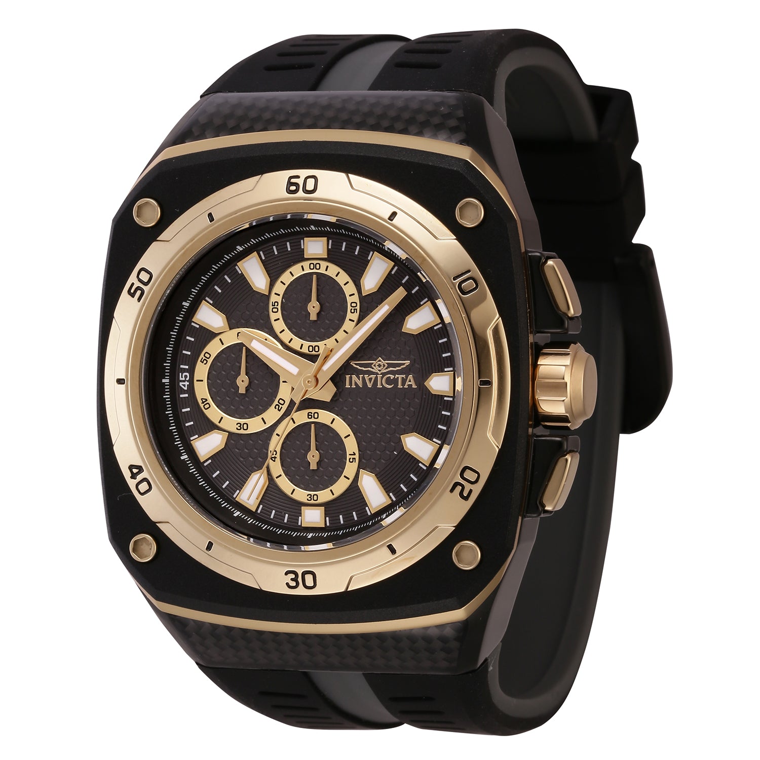 Invicta Men's 46110 Speedway Quartz Chronograph Black Dial Watch – Vach Cittoni men's fragrance, grooming, or leather accessory