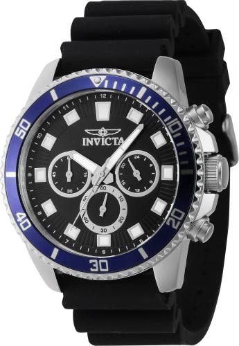 Invicta Men's 46118 Pro Diver Quartz Chronograph Black Dial Watch - 45mm