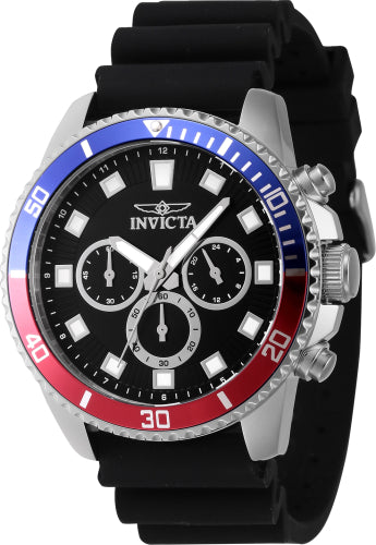 Invicta Men's 46119 Pro Diver Quartz Chronograph Black Dial Watch - 45mm