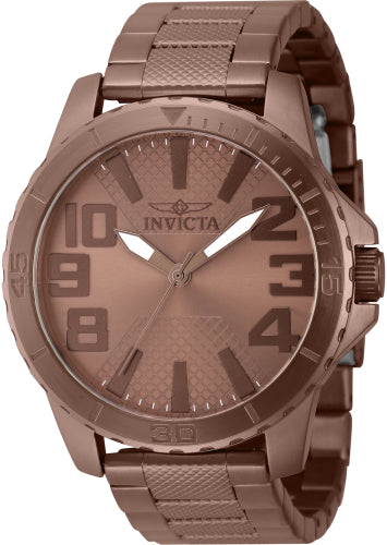 Invicta Men's 46303 Speedway Quartz 3 Hand Brown Dial Watch - 48mm