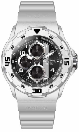 Invicta Men's 46400 Coalition Forces Quartz Chronograph Black, Grey Dial Watch - 45mm